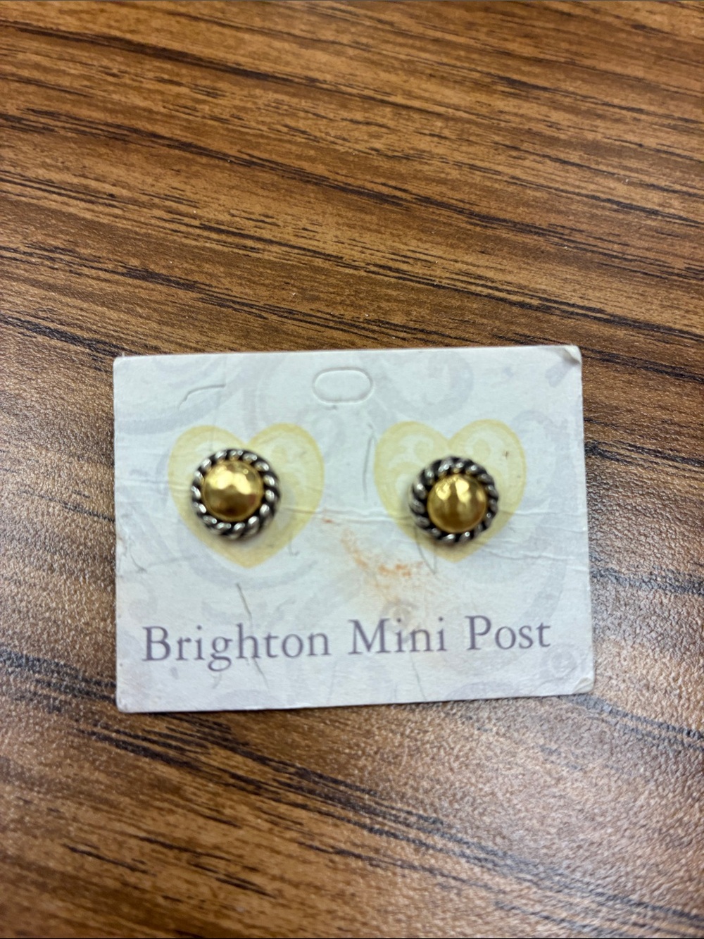 Brighton Two-Tone Rope Circle Mini Post Earrings - Gold & Silver
